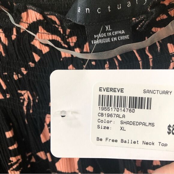 Sanctuary Be Free Ballet Neck Top - Picture 8 of 9